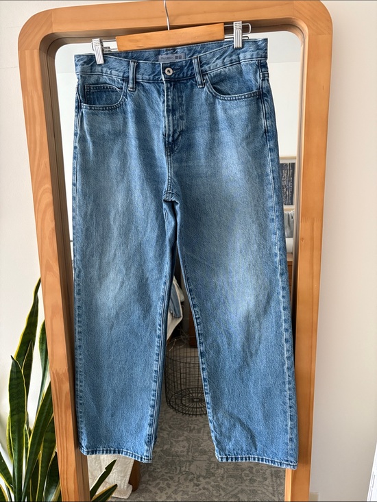 JW ANDERSON Denim - JW ANDERSON light blue denim relaxed jeans